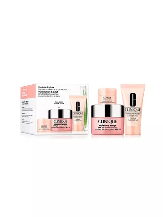 CLINIQUE | Geschenkset - Hydrate + Glow with SPF Skincare Set 50ml / 30ml / 5ml | 